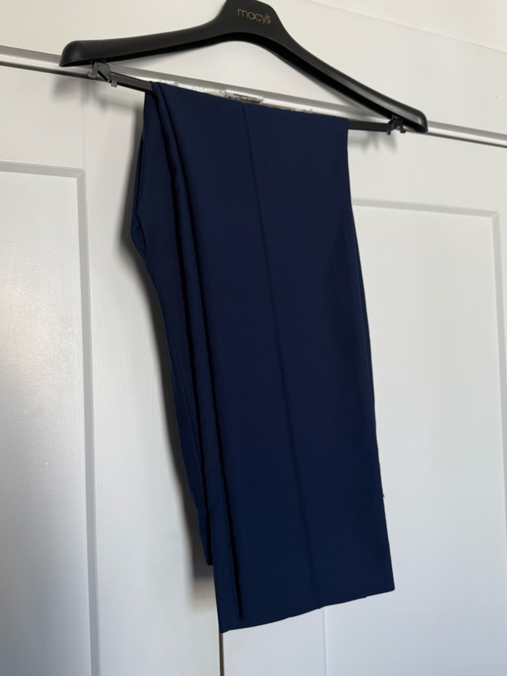 Navy Blue Men's Suit Blazer + Pants - Picture 5 of 7